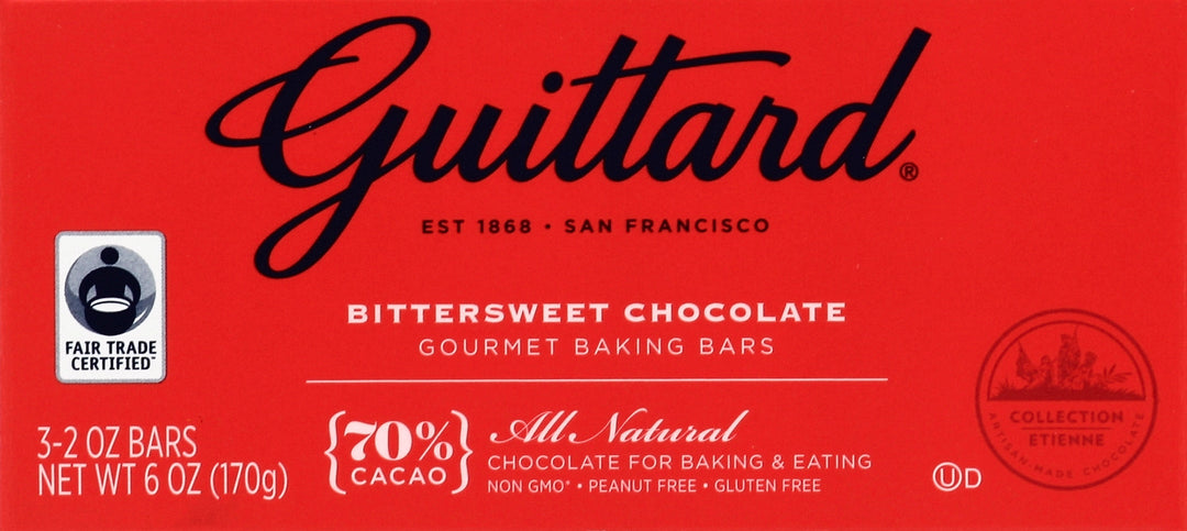 Guittard 70 % Cacao Bittersweet 12/3/2 Oz [UNFI #84768]