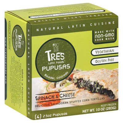 Tres Latin Foods Spinach & Cheese 8/4/2.5 Oz [UNFI #74782]