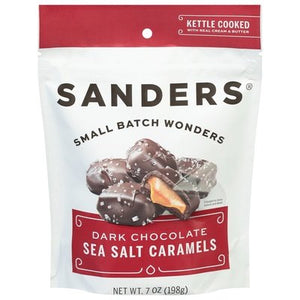 Sanders Dark Choc Sea Salt Caramels 6/7 Oz [UNFI #56767]