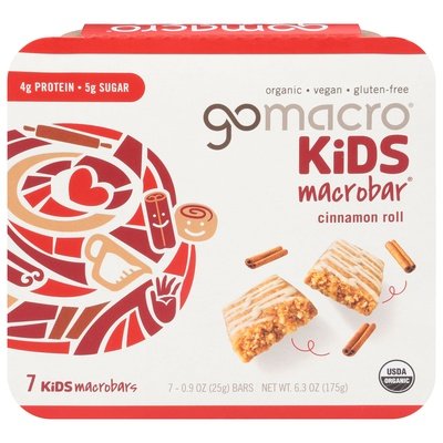 Gomacro Bar Cinnamon Roll Kid 7/6.3 Oz [UNFI #17918]