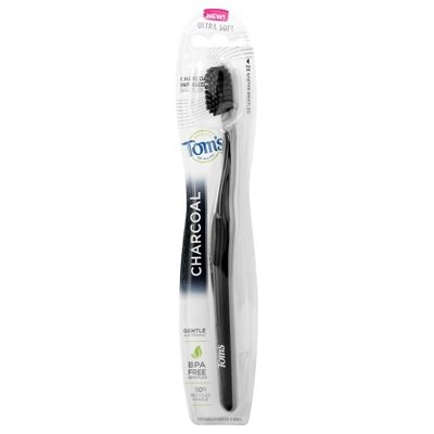 Toms Of Maine Toothbrush Gentle Charcoal Soft 6/1 Ct [UNFI #56399] T