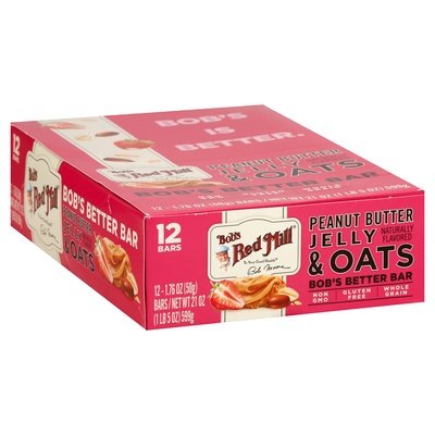 Bobs Red Mill Peanut Butter Jelly Oats 12/1.76 Oz [UNFI #27594]