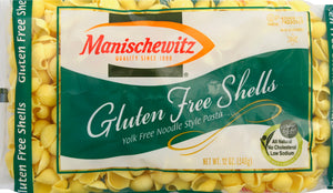 Manischewitz Noodles Shell Gf Israel 12/12 Oz [UNFI #20446]