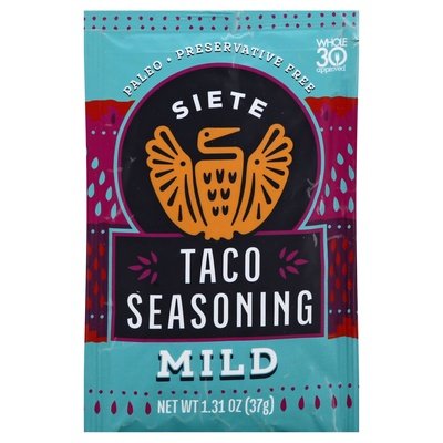Siete Seasoning Mild Taco 12/1.31 Oz [UNFI #57482]