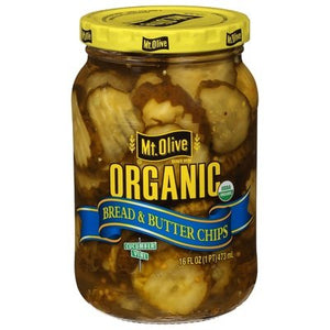 Mt Olive Pickles Bread And Butter Chips 6/16 Oz [UNFI #50212]