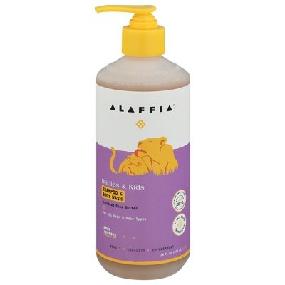 Alaffia Kids Shampoo & Body Wash Lemon Lavender 16 Oz [UNFI #16562] T