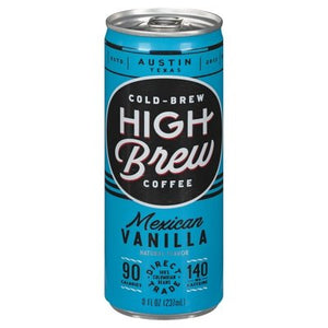 High Brew Coffee Mexican Vanilla Rtd 12/8 Oz [UNFI #56645]