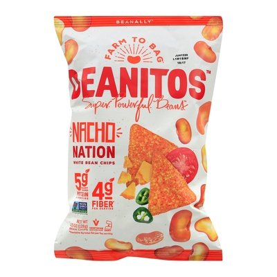 Beanitos Nacho Cheese White Bean 6/4.5 Oz [UNFI #72853]