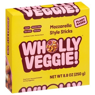 Wholly Veggie! Cauliflower Mozzarella Sticks 8/8.8 Oz [UNFI #01711]