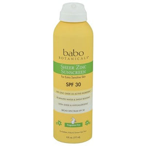 Babo Botanicals Sheer Zinc Spray Spf 30 6 Oz [UNFI #48516] T