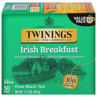 Twinings Irish Breakfast 6/50 Bag [UNFI #21719]