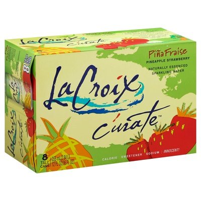 Lacroix Pineapple Strawberry 3/8/12 Oz [UNFI #42899] T