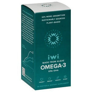 Iwi Algae Epa/Dha Omega-3 30 Sgel [UNFI #40125] T