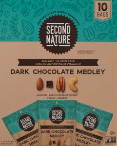 Second Nature Dark Chocolate Nut Medley 4/10/1.25 Oz [UNFI #02483]