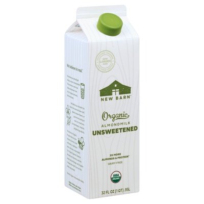New Barn Unsweetened 12/32 Oz [UNFI #63073]