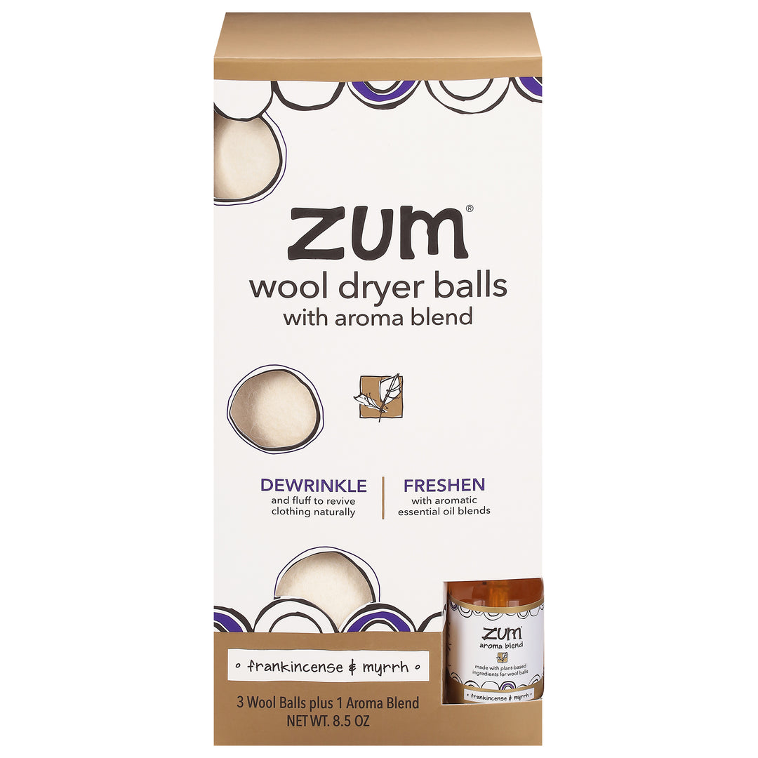 Zum Wool Dryer Balls Aroma 4/8.5 Oz [UNFI #27220] T