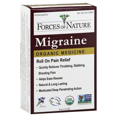 Forces Of Nature Migrane Pain Rollerball 4 Ml [UNFI #25386] T
