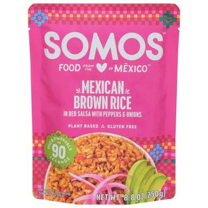 Somos Mexican Brown Rice In Salsa 6/8.8 Oz [UNFI #81012]