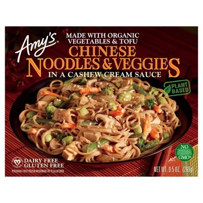 Amys Chinese Ndls/Veggies/Cashew Sce 12/9.5 Oz [UNFI #84473]