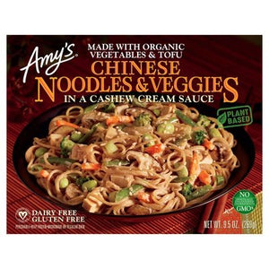Amys Chinese Ndls/Veggies/Cashew Sce 12/9.5 Oz [UNFI #84473]