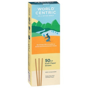 World Centric Straws 24/50 Ct [UNFI #51066] T