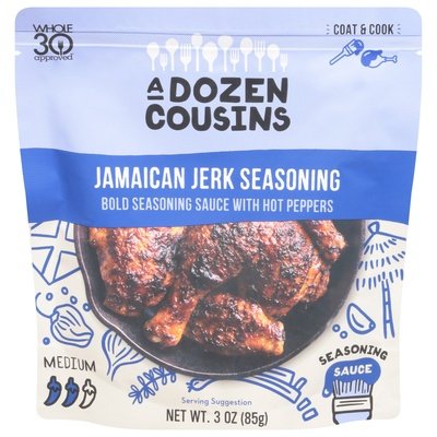 A Dozen Cousins Sauce Jamaican Jerk 10/3 Fz [UNFI #07866]