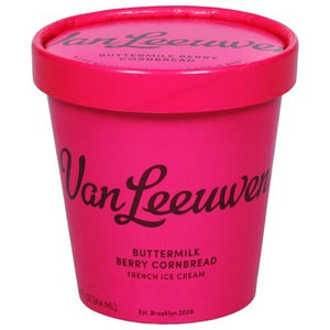 Van Leeuwen Ice Cream Buttermilk Berry Cornbread 8/14 Oz [UNFI #14000]