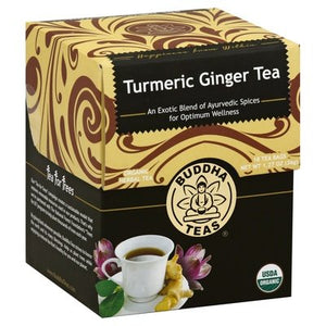 Buddha Teas Turmeric Ginger 6/18 Bag [UNFI #59780]