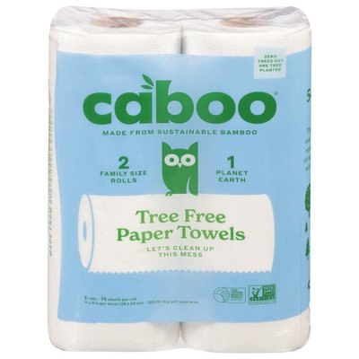 Caboo 75 Sheets 12/2 Ct [UNFI #19195] T