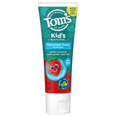 Toms Of Maine Silly Straw Fluoride-Free 6/5.1 Oz [UNFI #17015] T