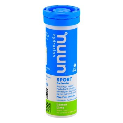 Nuun Lemon & Lime 8/10 Tab [UNFI #29305] T