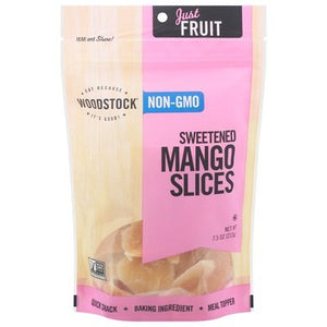 Woodstock Mango Sliced Low Salt Unsulphured 8/7.5 Oz [UNFI #06745]
