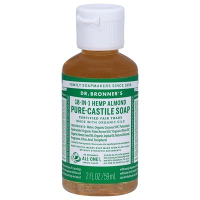 Dr. Bronners Liquid Soap Almond 2 Oz [UNFI #55985] T