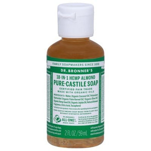 Dr. Bronners Liquid Soap Almond 2 Oz [UNFI #55985] T