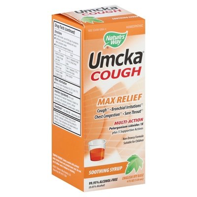 Natures Way Umcka Cough Max Relief 4 Oz [UNFI #46729] T