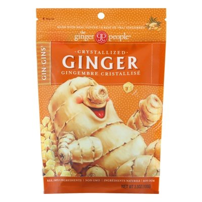 Ginger People Crystalilized Ginger 12/3.5 Oz [UNFI #15518]