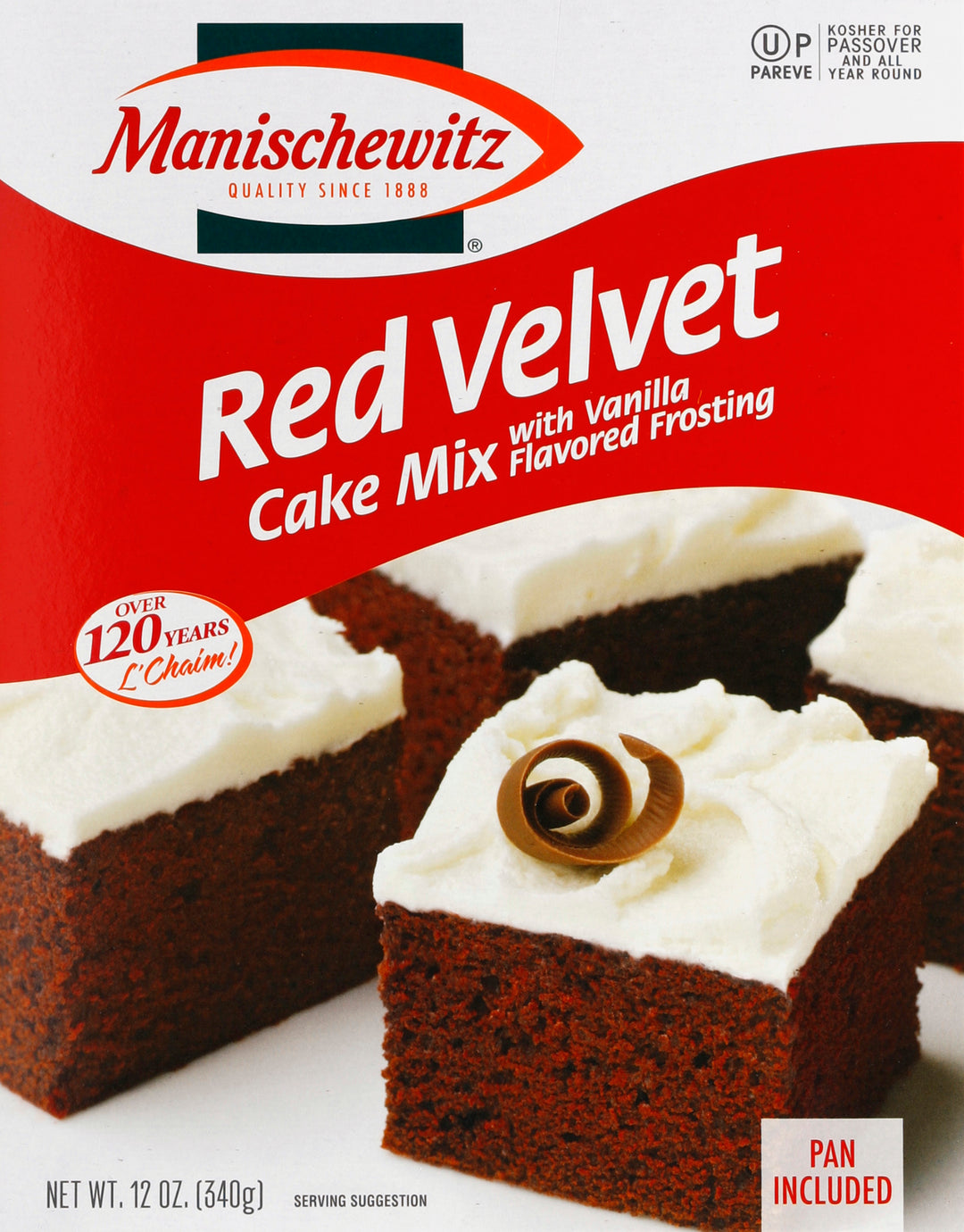 Manischewitz Cake Mix Red Velvet 12/12 Oz [UNFI #14624]