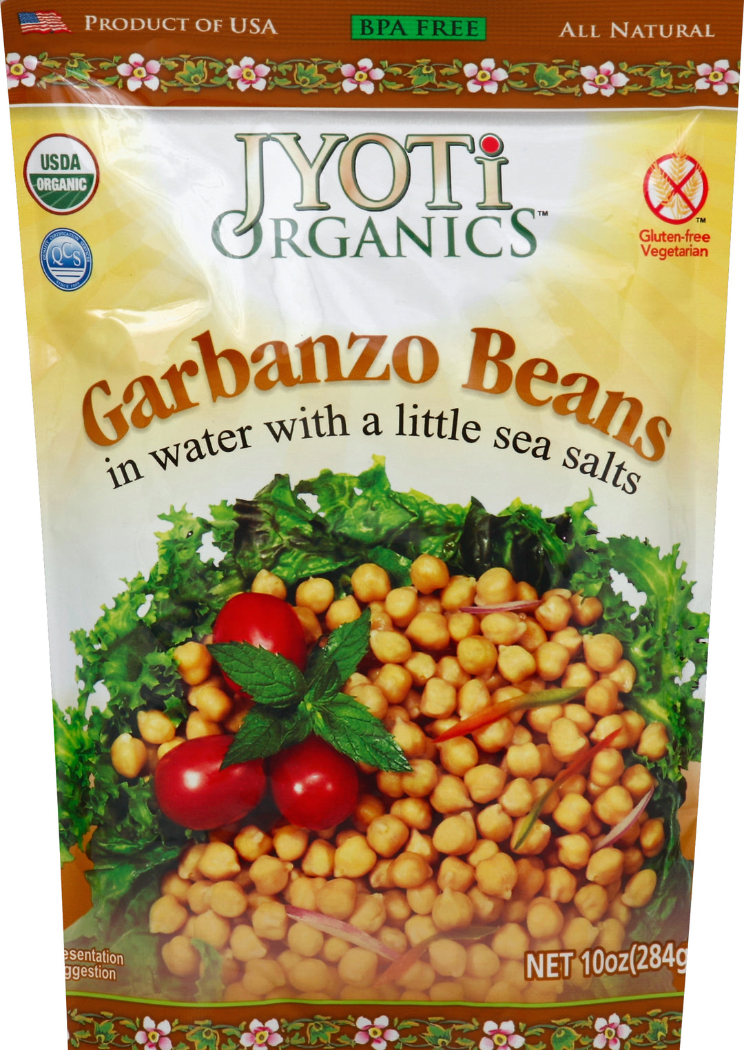 Jyoti Organics Garbanz 6/10 Oz [UNFI #62327]