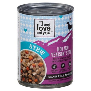 I And Love And You Moo Moo Venison Stew 12/13 Oz [UNFI #41672] T