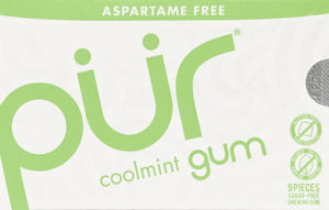 Pur Gum Cool Mint 9Pc 12/12.6 Gr [UNFI #44223]