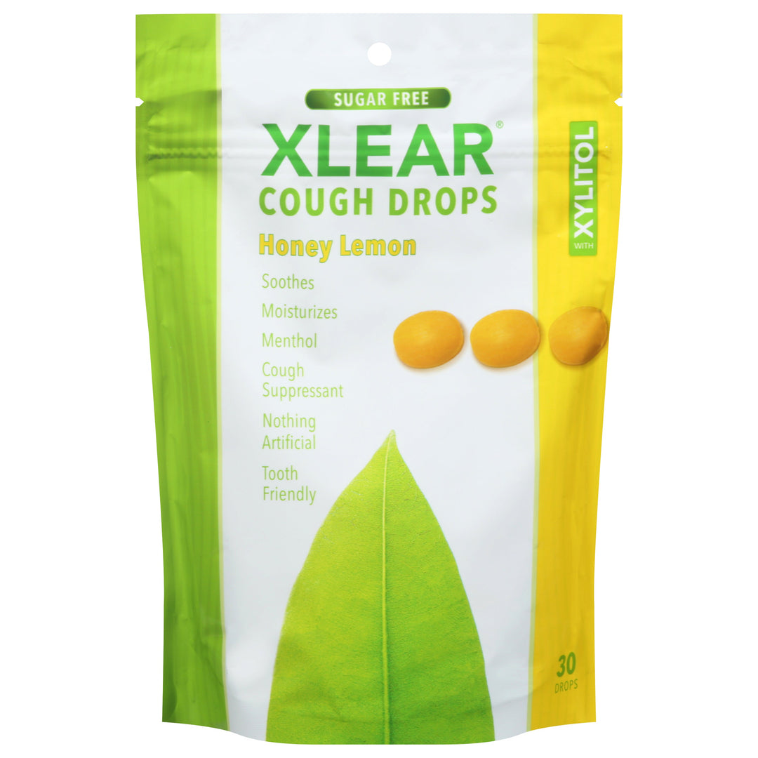 Xlear Honey Lemon Cough Drops 30 CT [UNFI #01169] T