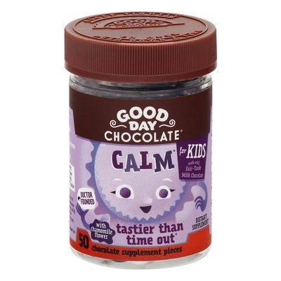 Good Day Chocolate Kids Calm Supplement 50 Tab [UNFI #13803] T