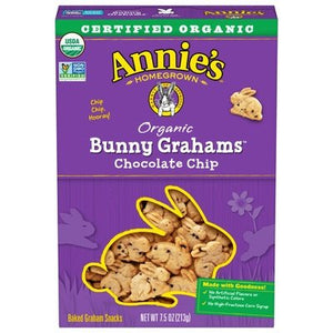 Annies Homegrown Chocolate Chip Bunny 12/7.5 Oz [UNFI #61566]