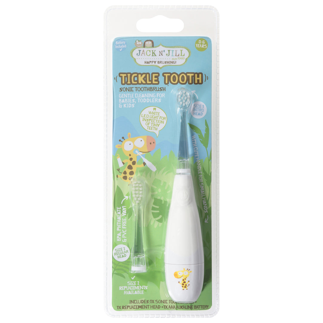 Jack N Jill Tickle Tooth Sonic Elec Toothbrush 8/1 Ct [UNFI #00399] T