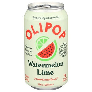 Olipop Watermelon Lime Soda 12/12 Oz [UNFI #17961] T