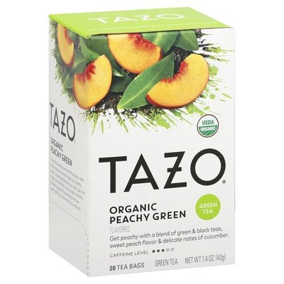 Tazo Peachy Green 6/20 Bag [UNFI #31892]
