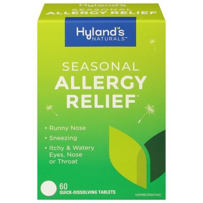 Hylands Seasonal Allergy Relief 60 Tab [UNFI #61480] T