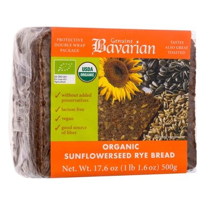 Genuine Bavarian Sunflowerseed Rye 6/17.6 Oz [UNFI #34823]