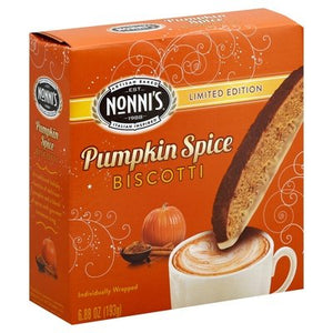 Nonnis Pumpkin Spice 12/6.88 Oz [UNFI #33035]