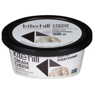 Kite Hill Cream Cheese Everything 6/8 Oz [UNFI #71541]